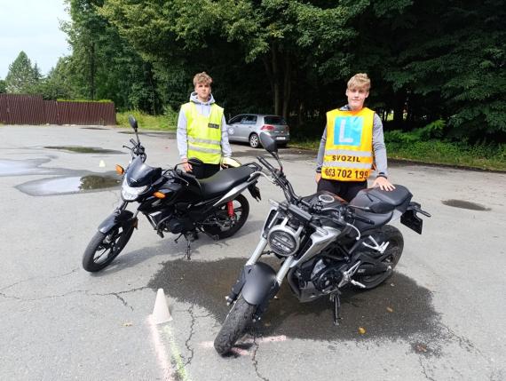 Cvičiště motorky